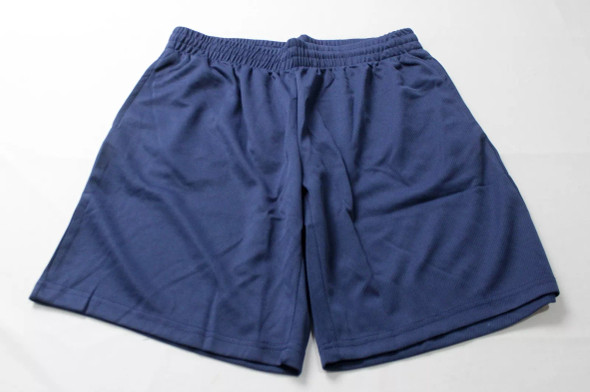 SQUARE METER MEN'S BASIC BREATHABLE ATHLETIC SHORTS - SIZE: MEN M - NAVY New