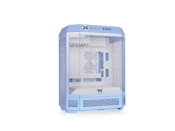 Thermaltake Tower 600 Hydrangea Blue Mid-Tower ATX Case; 3 Tempered Glass