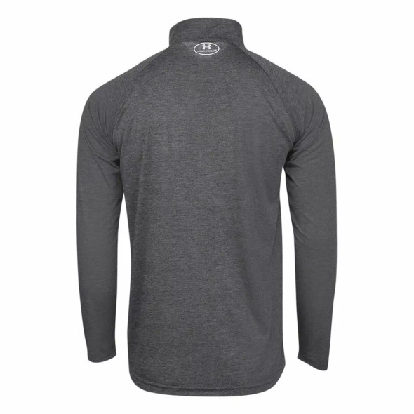UNDER ARMOUR 1/2 ZIP TECH MUSCLE PULLOVER LONG SLEEVE, SIZE: MEN 2XL - DARK GRAY New