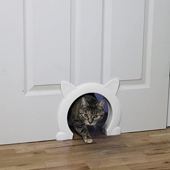 IKUSO INDOOR CAT DOOR INTERIOR DOOR PET DOORS FOR CAT KITTIES AND KITTENS