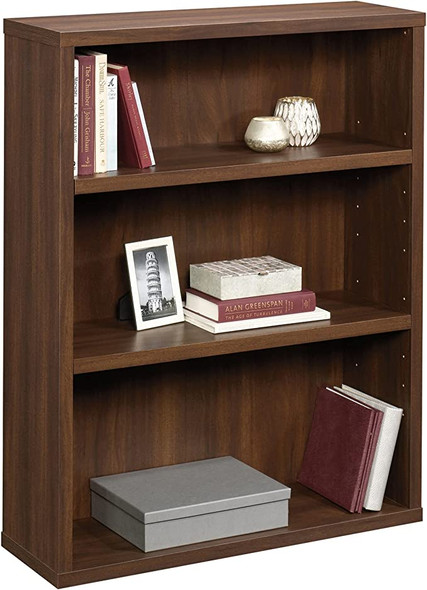 Sauder Optimum Bookcase 45"H 3 Shelves 426015 - Spiced Mahogany