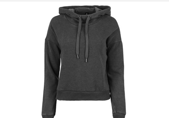 90 DEGREE BY REFLEX WOMEN'S STONE WASHED HOODIE - SIZE: WOMEN S - BLACK New