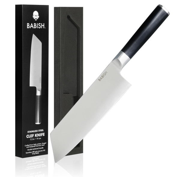 BABISH HIGH-CARBON 1.4116 GERMAN STEEL CUTLERY 7.5" CLEF KITCHEN KNIFE