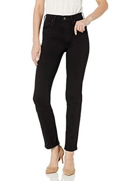 Levi's Women's 724 High Rise Straight Jeans Size 2M 26x32 Black New
