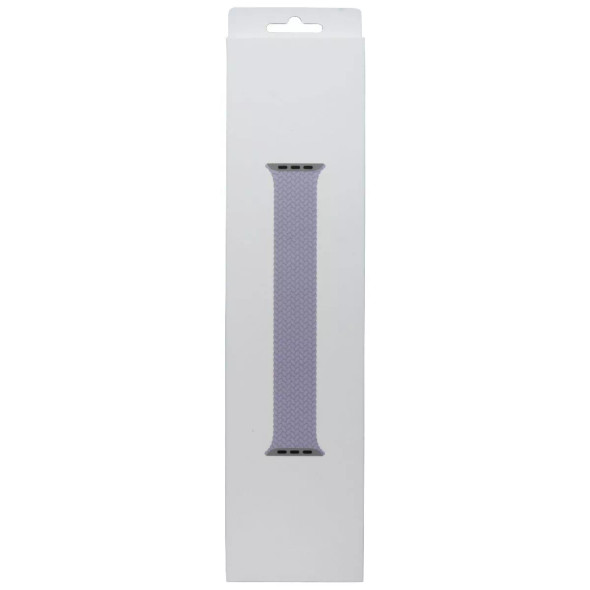 APPLE WATCH BRAIDED SOLO LOOP 41MM - SIZE 4 - PURPLE FOG