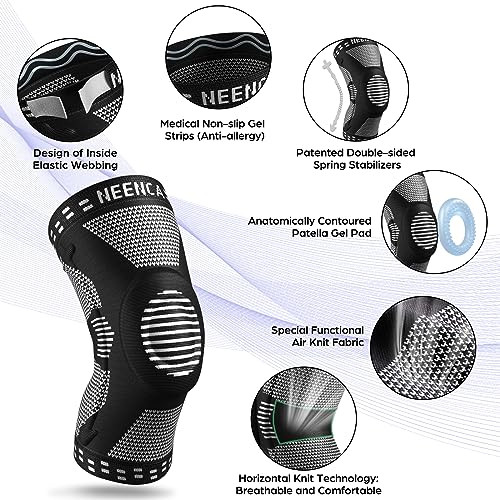 NEENCA Professional Knee Brace for Pain Relief, Medical Knee Support