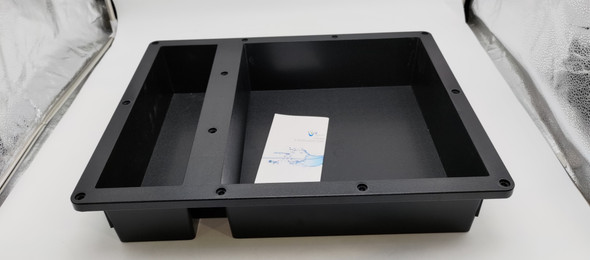 UNI-GREEN RECESSED SHOWER NICHE 16"X20"X4" ORGANIZER STORAGE - BLACK