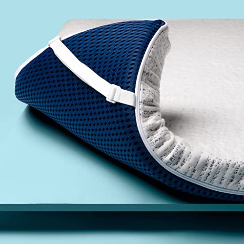 VISCOSOFT 3" MEMORY FOAM MATTRESS TOPPER QUEEN - VENTILATED MATTRESS PAD