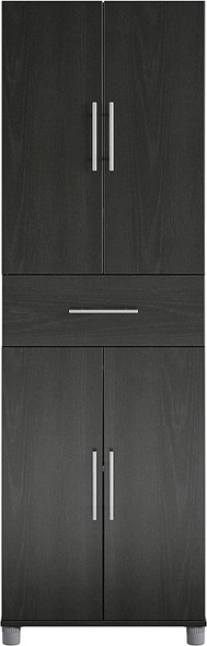 Ameriwood™ Home Camberly 4-Door/1-Drawer 24"W Storage Cabinet 8487335COM - Black