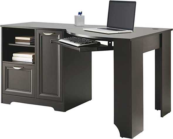 Realspace Magellan 60"W Corner Desk 411545 - Espresso