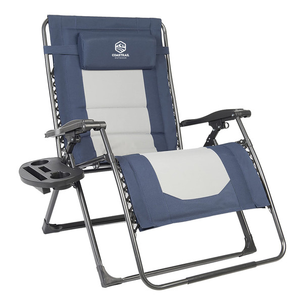 Coastrail Outdoor Zero Gravity Chair Lounge Reclinable Padded, 500lb Weight Coastrail Outdoor Zero Gravity Chair Lounge Reclinable Padded, 500lb Weight
