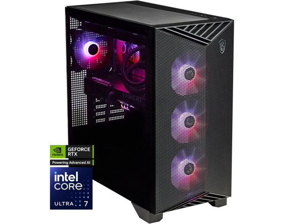 MSI Aegis RS2 Series Gaming Desktop PC Intel Core Ultra 7 265K 32GB DDR5 2 TB