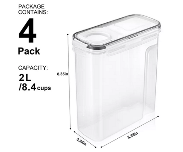 SORBUS AIRTIGHT FOOD CONTAINERS 4 PACK