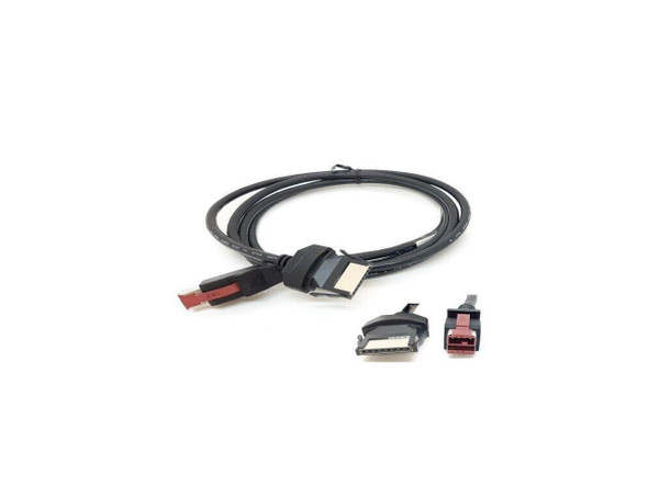 Genuine HP 6' ft 24V Powered PUSB Cable Connector for POS Printers - 5C2B8AA