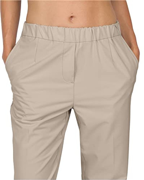 Three Sixty Six Women’s Golf Pants w/Elastic Waistband - Size 6, Desert Khaki
