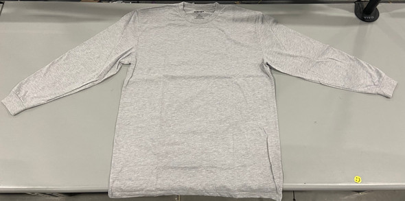 ACTION THREAD APARREL LIGHTWEIGHT LONG SLEEVE TEE - SIZE: MEN 2XL - GRAY New