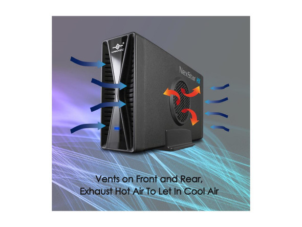 VANTEC NexStar HX NST-387S3-BK Aluminum / ABS Plastic 3.5" Black SATA I/II/III