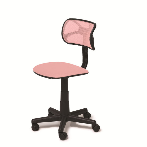 URBAN LIFESTYLE SWIVEL MESH DESK CHAIR 21D X 21W X 34H IN WK657587 - BLUSH