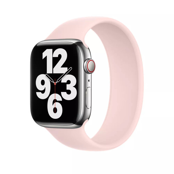APPLE WATCH SOLO LOOP 41MM - CHALK PINK - SIZE 8 MKWJ3AM/A - CHALK PINK