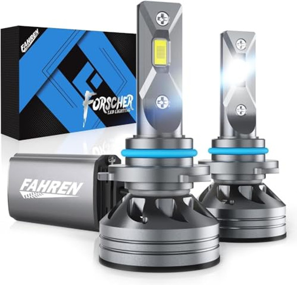 FAHREN HB4/9006 FOG LIGHT BULB 24000LM 6500K 2-PACK FA06F6A0514 - SILVER New