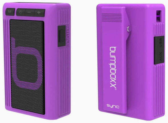 Bumpboxx Retro Pager Beeper | Outdoor Portable Bluetooth Speaker  - Purple