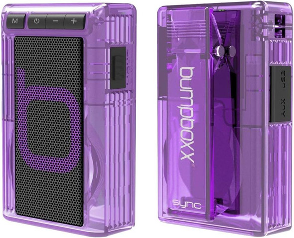 Bumpboxx Retro Pager Beeper | Outdoor Portable Bluetooth Speaker  - Purple
