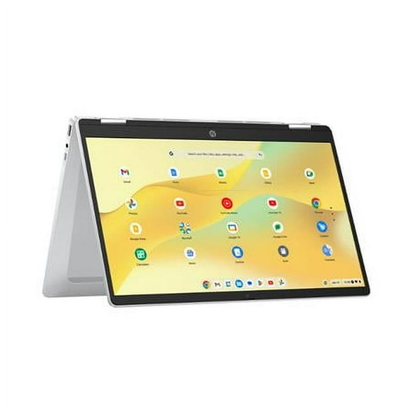 HP Chromebook x360 14b-cd 14" HD 2-n-1 TS N100 4GB 64GB, ChromeOS, Silver