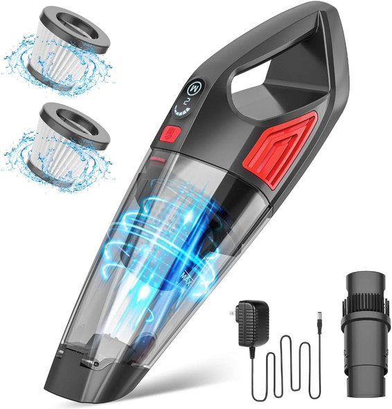 BSRCO Handheld Vacuum Cordless Rechargeable SL81B - BLACK