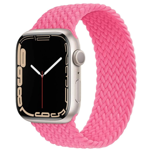 APPLE FLAMINGO BRAIDED SOLO LOOP 45MM SIZE 9 - FLAMINGO PINK New