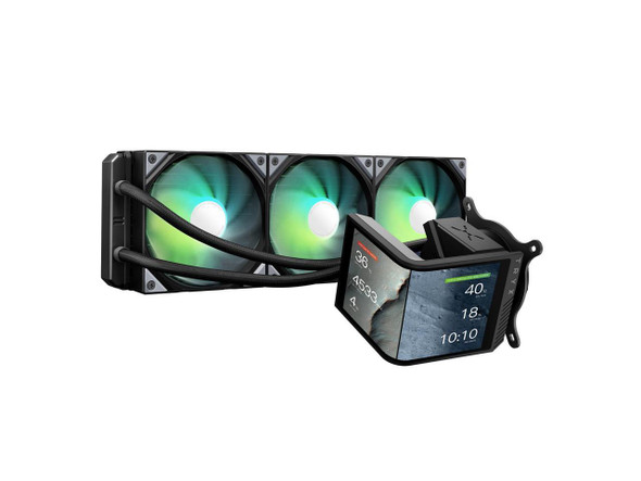 TRYX Panorama SE 360 ARGB 360mm AIO Rotatable 6.67'' AMOLED Curved Screen 3D