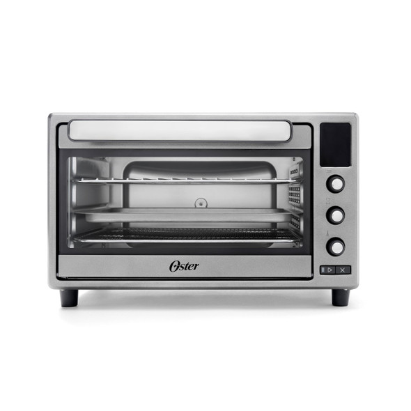 OSTER 10 FUNCTION AIR FRYER OVEN TOASTER OVEN COUNTERTOP OVEN - GRAY