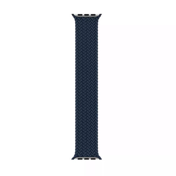 APPLE WATCH BRAIDED SOLO LOOP 41MM SIZE 7 - ABYSS BLUE New