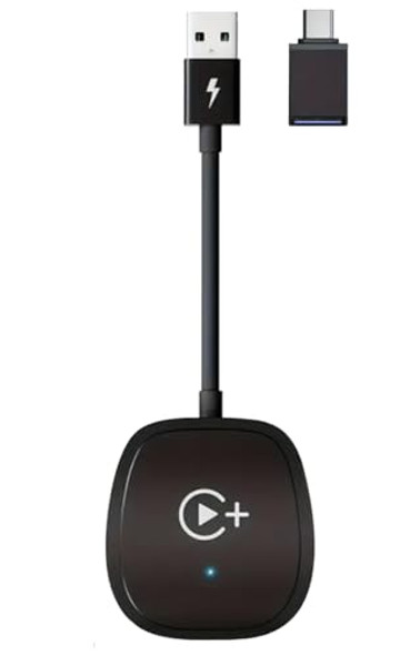 HOLEPLUS THT02 Wireless CarPlay Adapter, Supports Netflix, YouTube