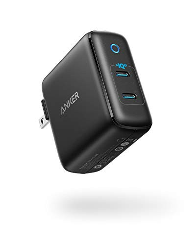 ANKER USB C CHARGER ANKER 40W 2-PORT PIQ 3.0 POWERPORT III DUO - BLACK