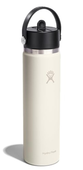 HYDRO FLASK 24 OZ WIDE FLEX STRAW CAP SURF - IVORY New