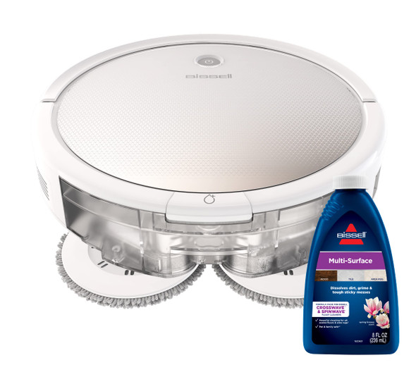 BISSELL SPINWAVE PET ROBOT 2-IN-1 WET MOP AND DRY - WHITE