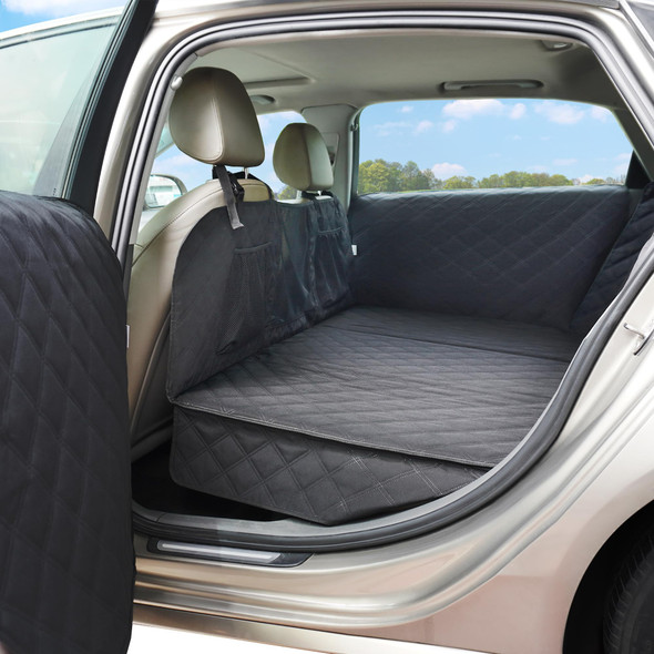 Allansing Back Seat Cover for Dogs YM-900D-515 -Black