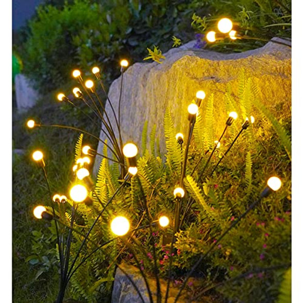 WMQBD SOLAR OUTDOOR LIGHTS LED SOLAR POWERED FIREFLY LIGHTS WITH 6 LED BULBS