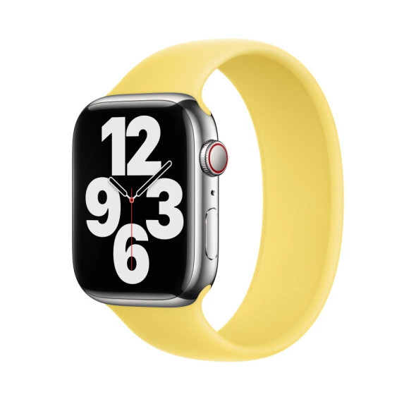 APPLE WATCH BAND SOLO LOOP 41MM SIZE 4 - LEMON ZEST