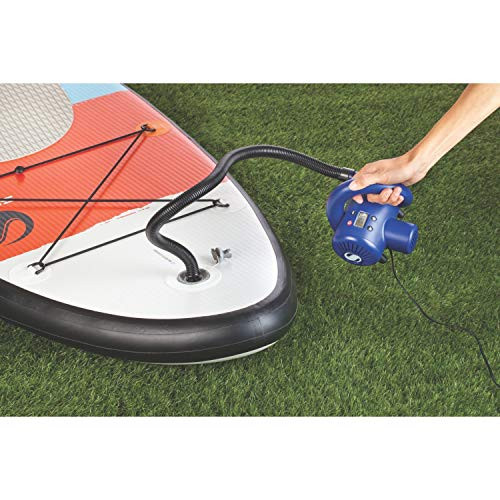 SEVYLOR HIGH-PRESSURE ELECTRIC PUMP, 12V PORTABLE AIR PUMP 15 PSI - BLUE