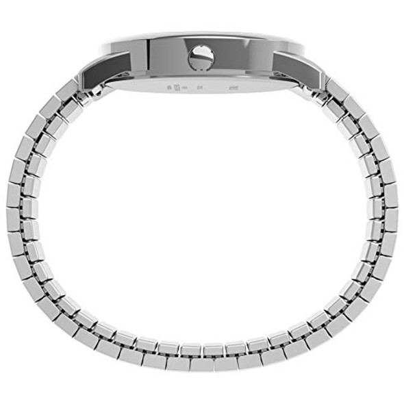 Timex Men's Easy Reader Watch Silver-tone Brass Case with White Dial
