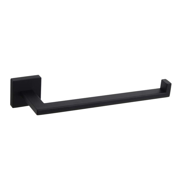 GERZWY MODERN BLACK TOWEL HOLDER SUS304 STAINLESS STEEL CONTEMPORARY IG1806-BK