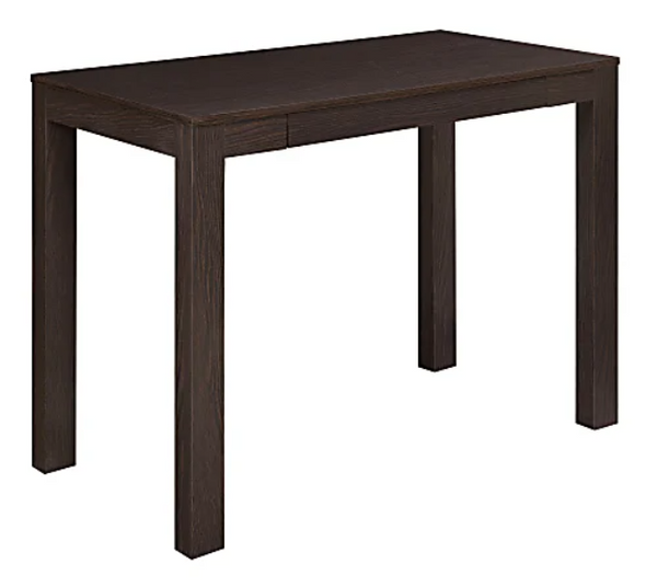 Ameriwood Home Parsons Desk, With Drawer 9178696 - Espresso