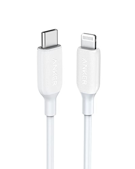 ANKER POWERLINE III LIGHTING TO USB-C CABLES (6FT) A8833 - WHITE