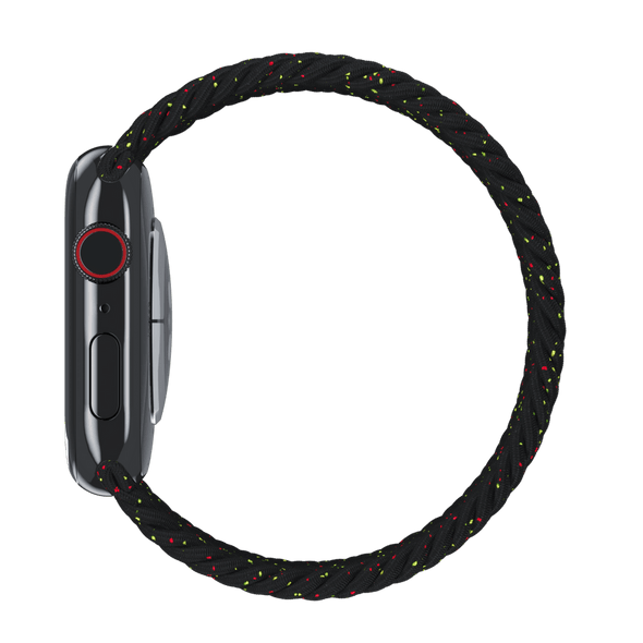 APPLE WATCH BAND BRAIDED SOLO LOOP 41MM SIZE 1 - BLACK UNITY New