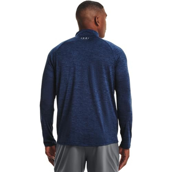 UNDER ARMOUR MEN'S UA TECH 2.0 1/2 ZIP WARM UP ACADEMY/STEEL SIZE XL New