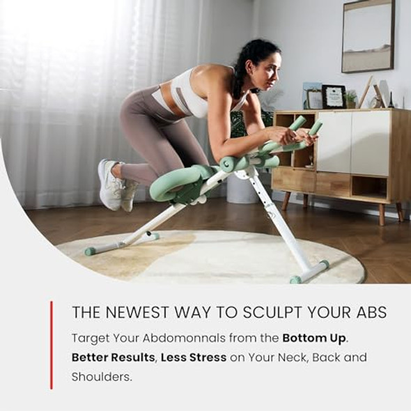 FF FINER FORM FINER FORM ABSLIDER PRO, GYM MACHINE FOR HOME GYM, WHITE/GREEN