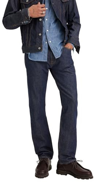 LEVI'S MEN'S 501 ORIGINAL FIT JEANS SIZE 28W X 32L RINSE New