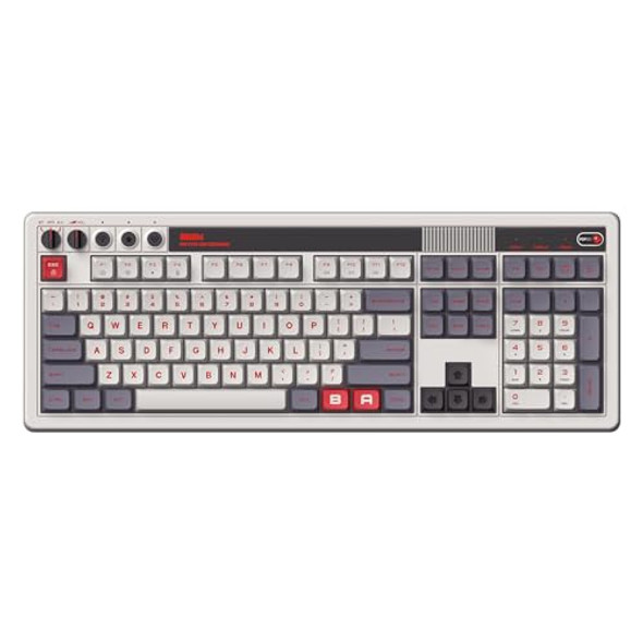 8BitDo Retro 108 Mechanical Keybd 108 Keys N Edition, Bluetooth/2.4G/USB-C