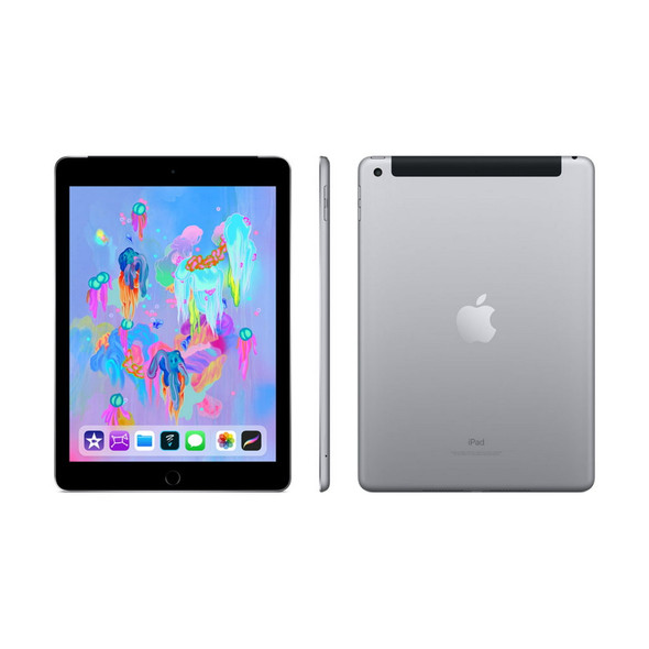Apple iPad 6th Gen 9.7" QXGA Tablet 2018 A10 Fusion Chip Wi-Fi, 32GB iOS 12 Apple iPad 6th Gen 9.7" QXGA Tablet 2018 A10 Fusion Chip Wi-Fi, 32GB iOS 12
